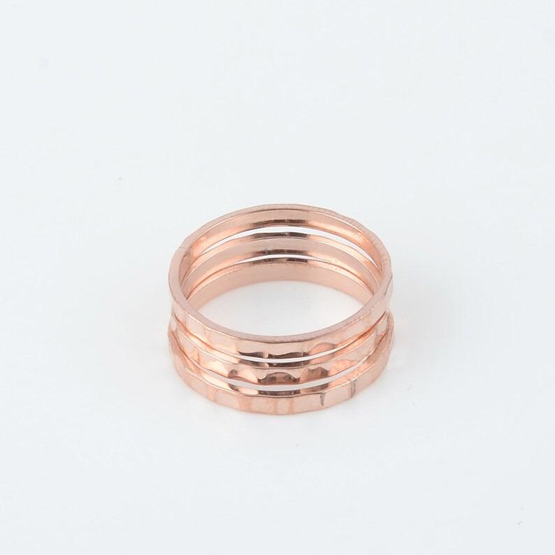 925 Sterling Silver Ring, Rose Gold Ring, Handmade Ring ,Designer Band Ring, Stacking Ring, Gift For Her, Birthday Gifts