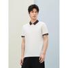 GXG Men's Casual Two-Tone Lapel Polo Shirt