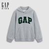 Gap Boys' Logo Towel Embroidery Fleece Hooded Sweatshirt