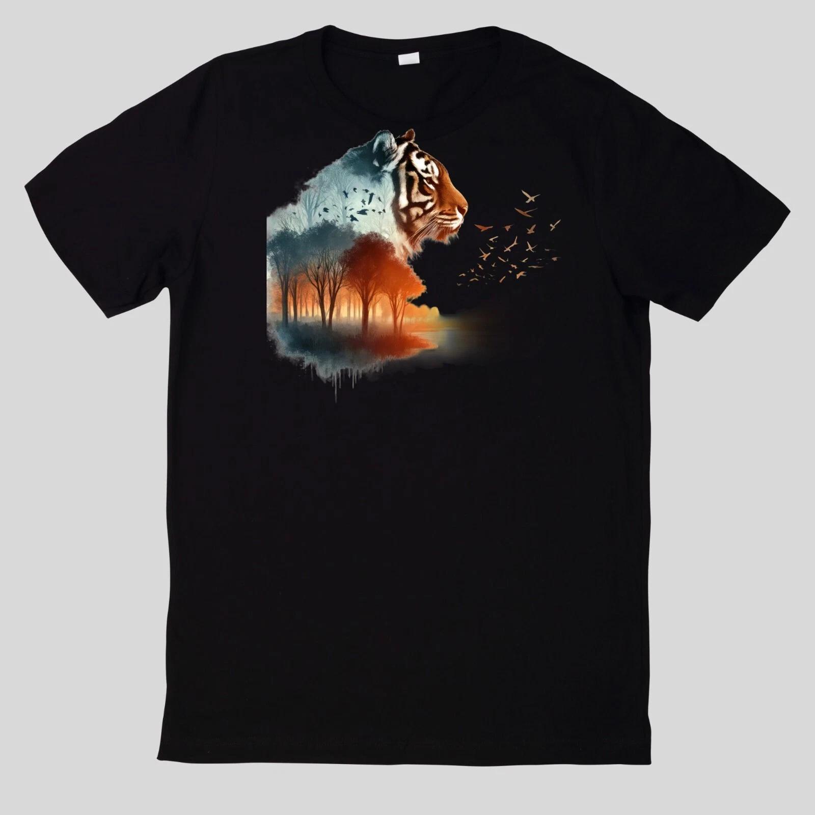T-Shirt Tierwelt und Naturszenen Tiere L