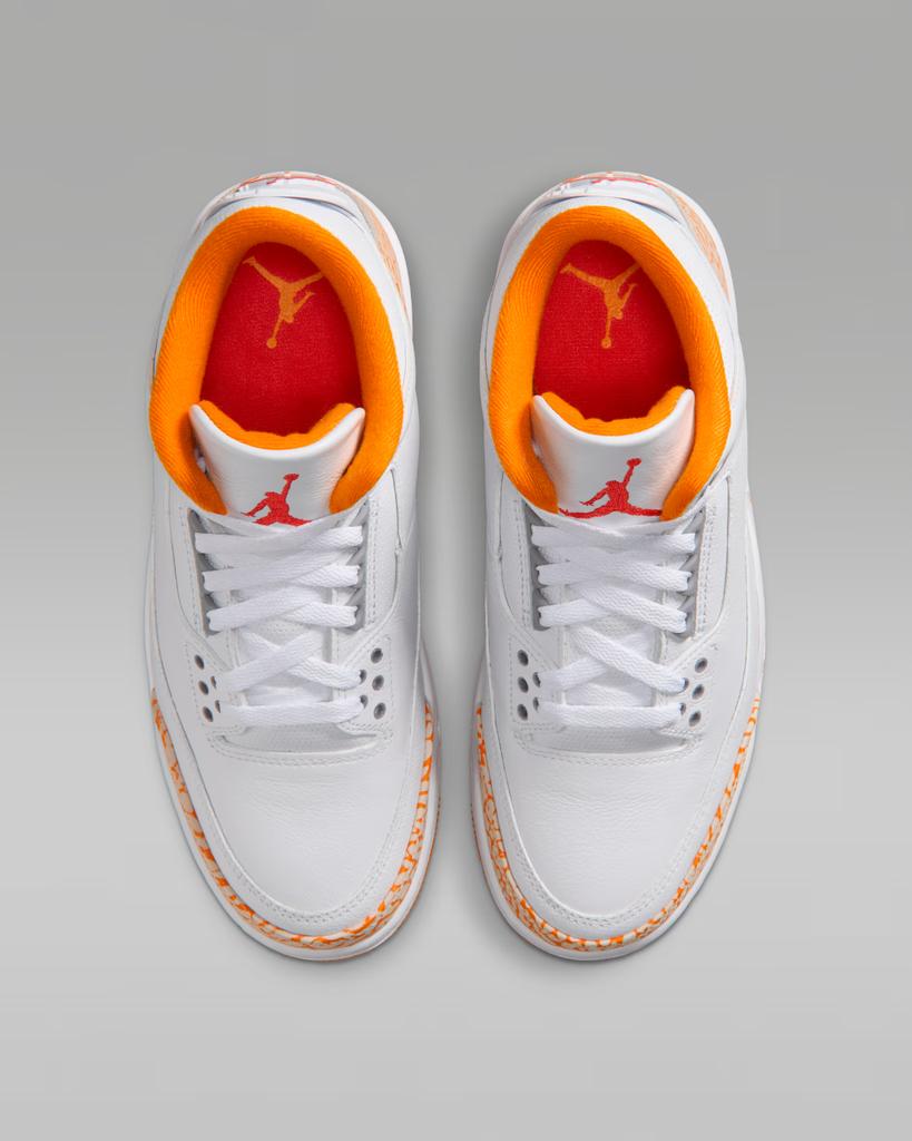 CK9246-101 Nike Air Jordan 3 "Orange Citrus" (Women's)