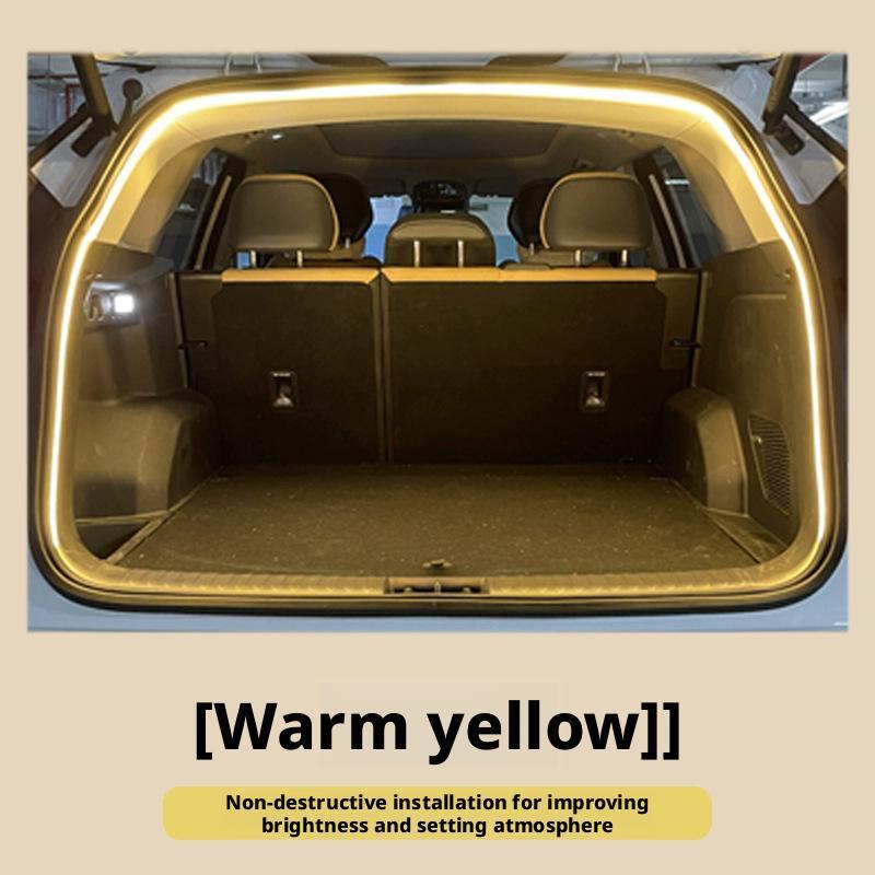 Car Trunk Light LED Atmosphere Lamp Universal Interior Ambient Decorative Waterproof Ultra-bright Light Bar