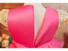 Girls' Puffy Organza Dress with Bow and Embroidery