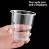 Vienkartiniai aukštai temperatūrai atsparūs plastikiniai puodeliai Namų apyvokos skaidrūs sutirštinti gėrimo puodeliai