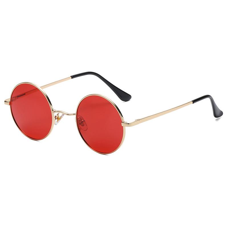 Creative Retro Sunglasses Sunshade Anti-ultraviolet Unisex Polarized Artistic Glasses Round