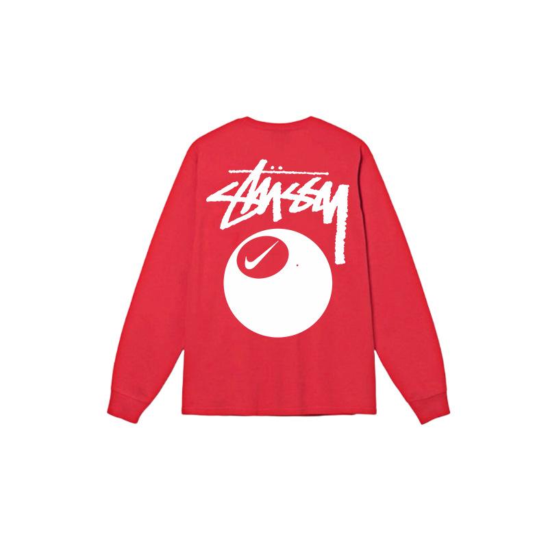 STU SS25 dice printing long-sleeved t-shirt for men and women of the same style, spot classic