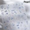 1pcs 5D Elegant White Daisy Nail Art Stickers Flower Adhesive Nail Decorations Decals DIY Manicure Accessories