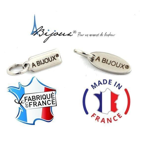 Bracelet - ABIJOUX - Calcédoine bleu + Onyx noir - 8 mm - Longueur 19-20 cm - Mixte