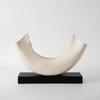 Boat Sculpture Minimalist Statue Modern for Living Room, Interior Designers