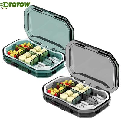 1Pcs Daily Pill Organizer Portable Pill Case,Travel Pill Organizer For Purse Pocket To Hold Vitamins,Supplements And Medication