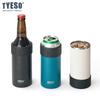 TYESO 12/18oz Edelstahl isolierter Bierflaschen- & Dosenkühler Coke Bierbecher Warm-/Kalthaltend doppelwandiger Getränkekühler Becher