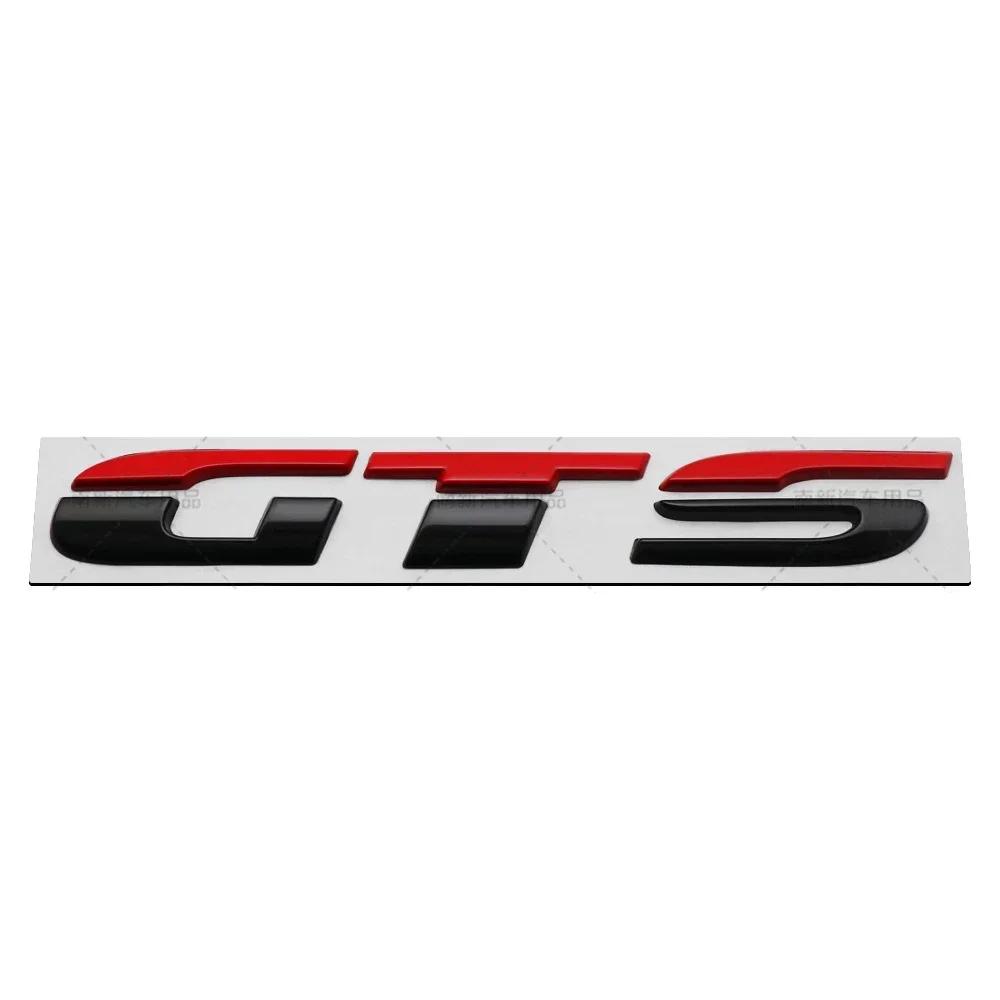 XXEV1 3D Metal GTS Logo Letter Car Rear Trunk Tail Door Side Sticker for Volkswagen VW Polo BORA Caddy Golf Jetta Touran Passat T-Roc