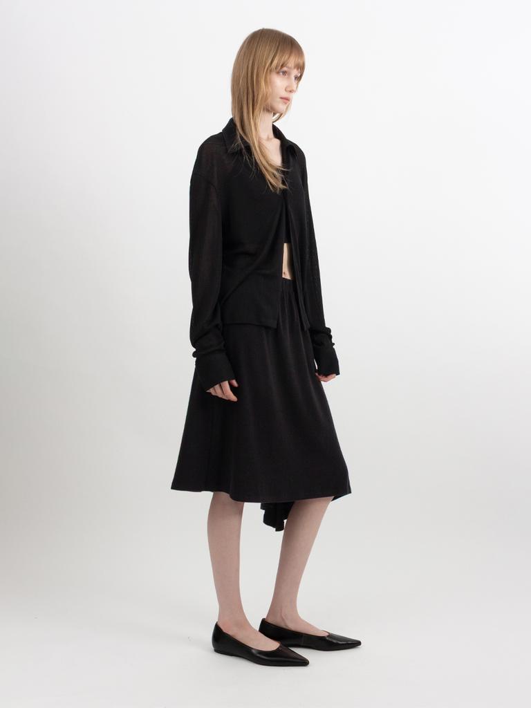 Seleukeu Asymmetrical Flow Skirt