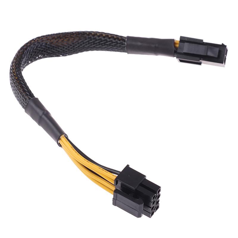 1Pc 20Cm 4Pin To 8Pin Cpu Power Converter Cable Lead Adapter Office Supplies