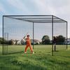 Baseball Batting Cage, 12700 X 3900 X 3080mm Freestanding Portable Batting Cage, Hitting Cages with 30-Ply Knotted HDPE & Carabiner Hooks, Battings
