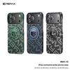 Remax Woven Texture Ultra-Thin Protective Magnetic Stand Case for iPhone 17 Series