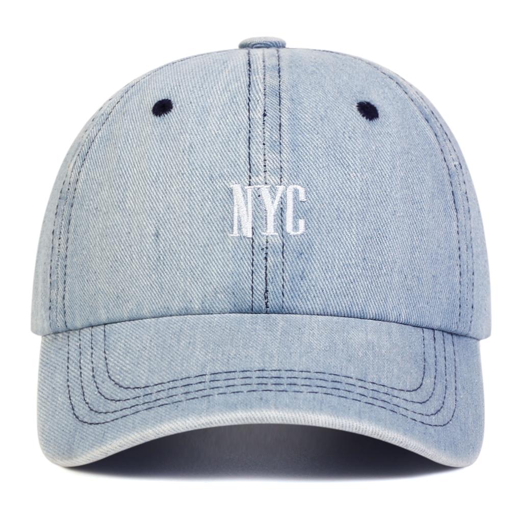 Mode Brief Stickerei Denim Baseball Cap Männer Cowboy Hut Frauen Outdoor Sport Hüte Wandern Caps Unisex Hut