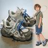 2026 Spring Kids Breathable Mesh Sports Shoes - Fashionable, Non-slip, Thick Sole for Boys & Girls