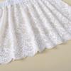Women Lace Floral Fake Shirt Skirt Blouse Tail Hem Detachable Underskirt Shirt False Mini Skirt Fake Hem Adjustable Fake Top