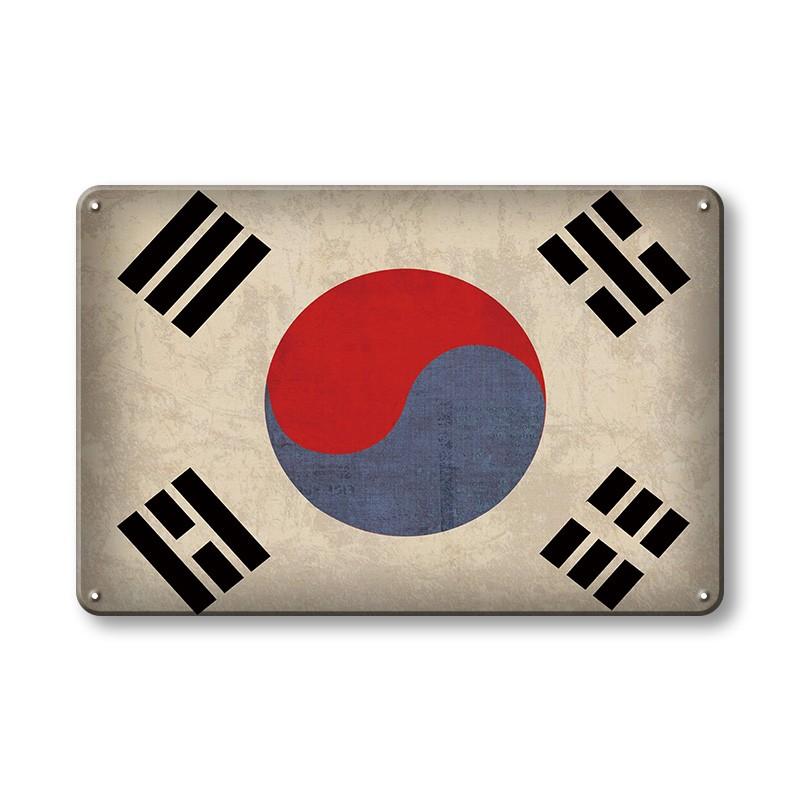 INEED Decor Land Vlag Vintage Posters Plaquette Metalen Bord Muur Kunst Decoratie Tin Bord Bar Pub Woonkamer Thuis Ijzer schilderen