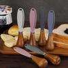Acacia Wood Handle Stainless Steel Butter & Cheese Knife Set