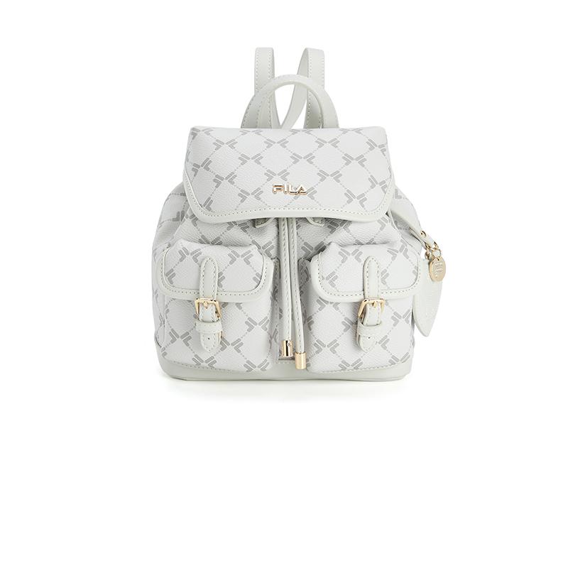 FILA Heritage Fashion Classic Durable Casual Versatile Backpack Women Backpack Light-Khaki F13W618173FLK Light Khaki