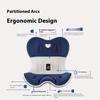 Waist protection, corrective massage, memory cotton seat cushion, integrated backrest office sedentary home anti-hunchback seat cushion