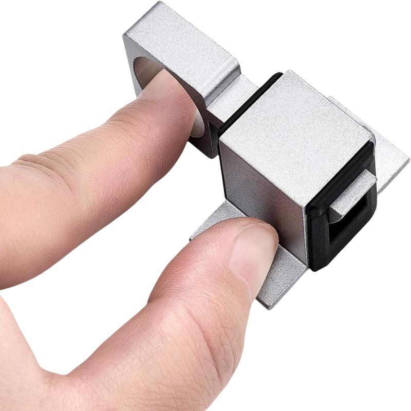 Stop Aluminium Automatyczny Zasuwa do Drzwi Zatrzask Domowe Okno Brama Bezpieczeństwo Pierścień do Pociągania Sprężynowy Odbijany Zasuwa do Drzwi Samozamykający się Zatrzask Zamek