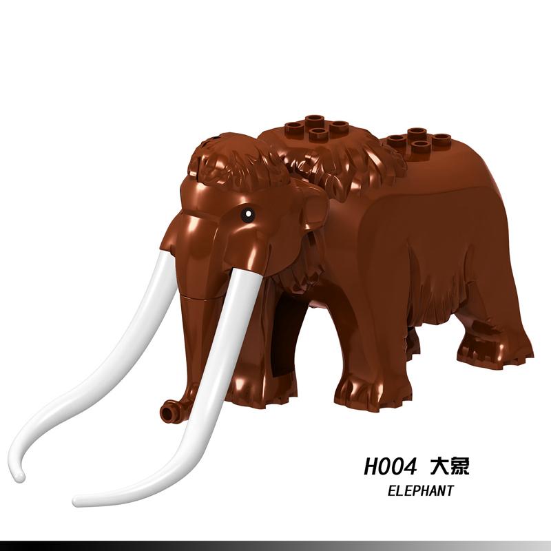 Mittelalterliche Militärburg Ritter Bausteine Reitpferd Wolf Bär Elefant Tier Weste Waffe Fahne Sattel Spielzeug Ziegelstein Geschenk A06