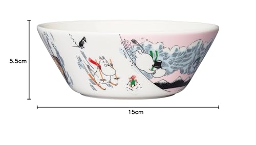 [Officially Imported] Moomin by ARABIA Bowl/Plate, 15cm, Sliding, 2023 Winter, Moomin Tableware, Arabia, 1068265
