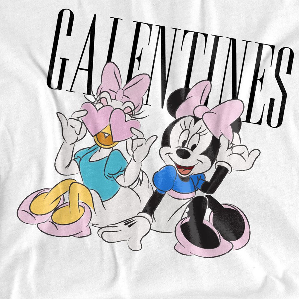 Disney Unisex Adult Galentines Minnie Mouse Valentine`s Day T-Shirt