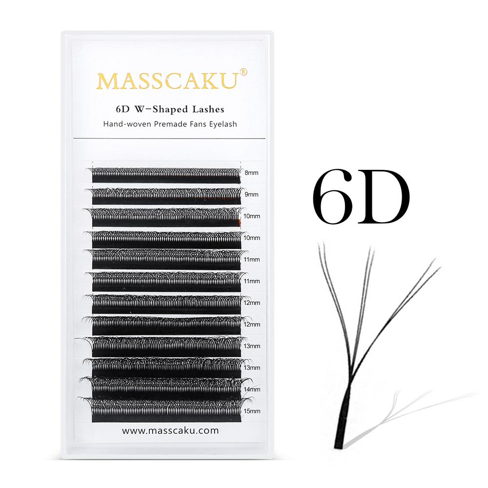 Design Exquisite Material Lashes Clusters Easy To Root Russian Volume Easy Blooming 100% Handemade Fake Eyelashes