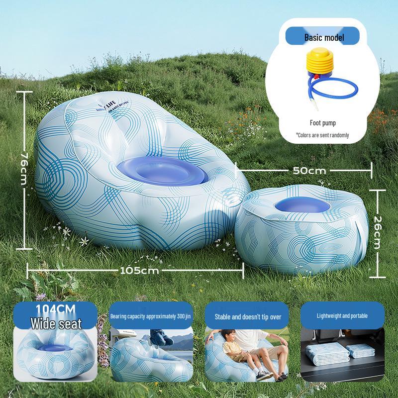 Eco-Friendly Portable Self-Inflating Inflatable Camping Sofa