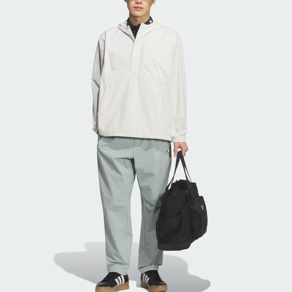 Adidas Club Consumer Anorak Solid Color Hooded Long Sleeve Golf Shirt Men Tops KD0915