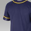 Jordan T Shirts Men's Blue V Neck Moderate Straight Fit DN9831-421