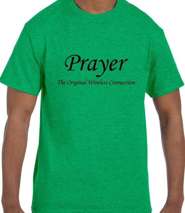 Christian Jesus Prayer The Original Wireless Connection T shirt T shirt S
