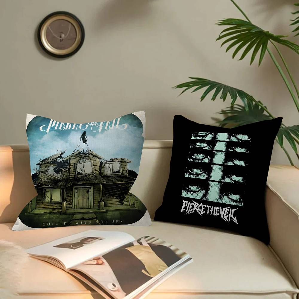 Pierce The Veil Music Band 45*45cm Cushion Cover Pillow Cover Decor Pillowcase Home Pillowcase for Couch Pillow