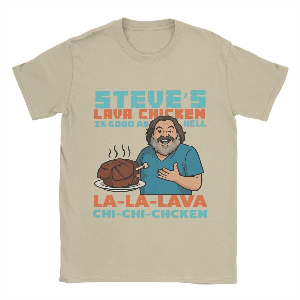 I Am Steve Chicken Jockey T-Shirts Men Novelty Pure Cotton Tee Shirt Round Collar Sleeve T Shirts Graphic Printed Clothes