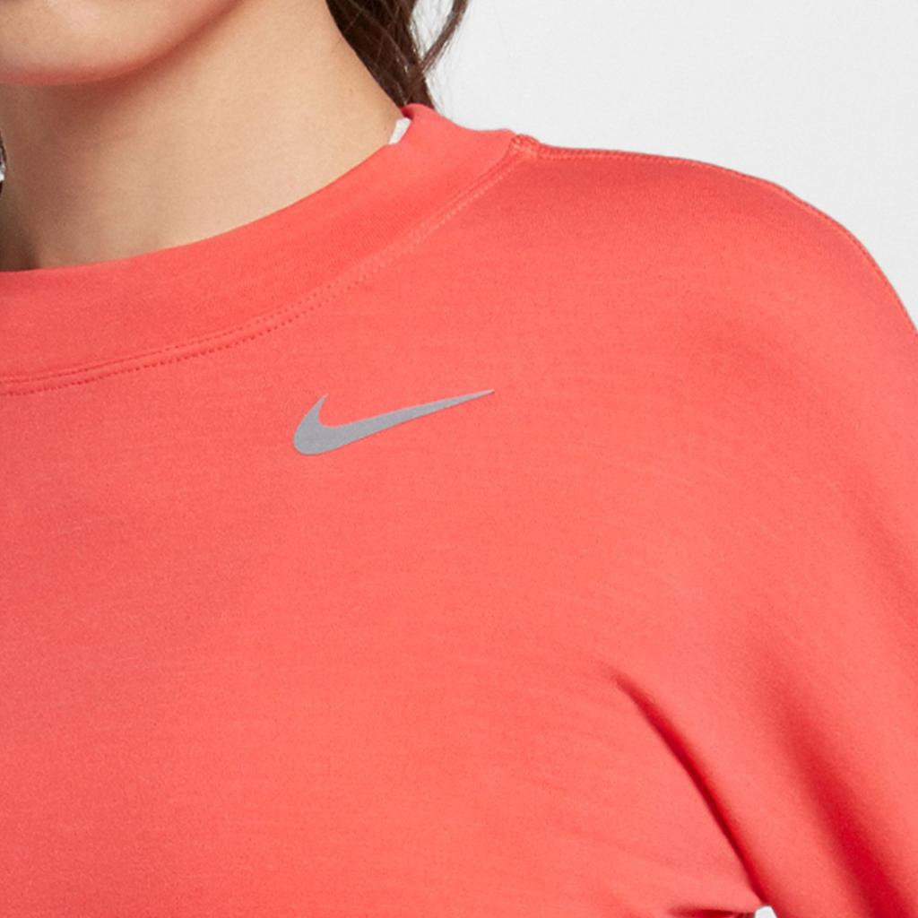 Nike Sweatshirts Women's Red Crew Neck Moderate Regular AJ8672-850