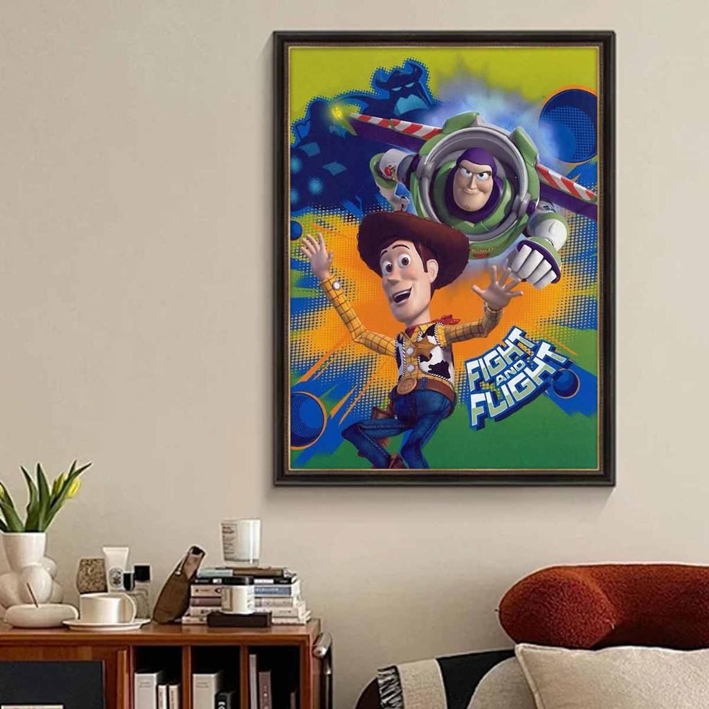 5D Diy Diamond Painting Woody and Buzz Full Drill Rhinestones Mosaic Embroidery Handmade Products Home Decor Gift
