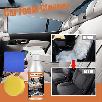 120ML Multi-functional Car Foam Cleaner Auto Interiors Roof Seat Leather Washing Agent Water-free Powerful Stain Removal Tools