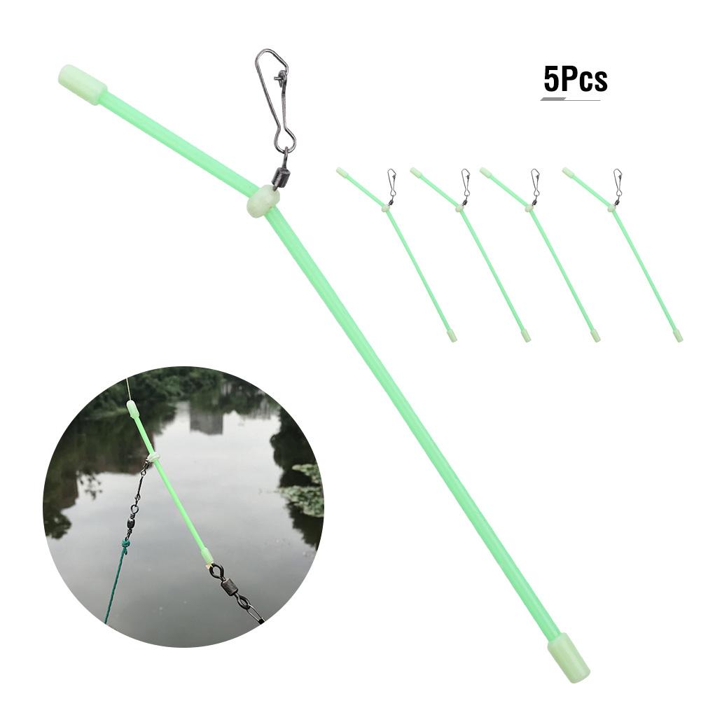 5PCS Durable Small Style PVC Fishing Tube Balance Connector Fisher Tackle Accessory 15cm