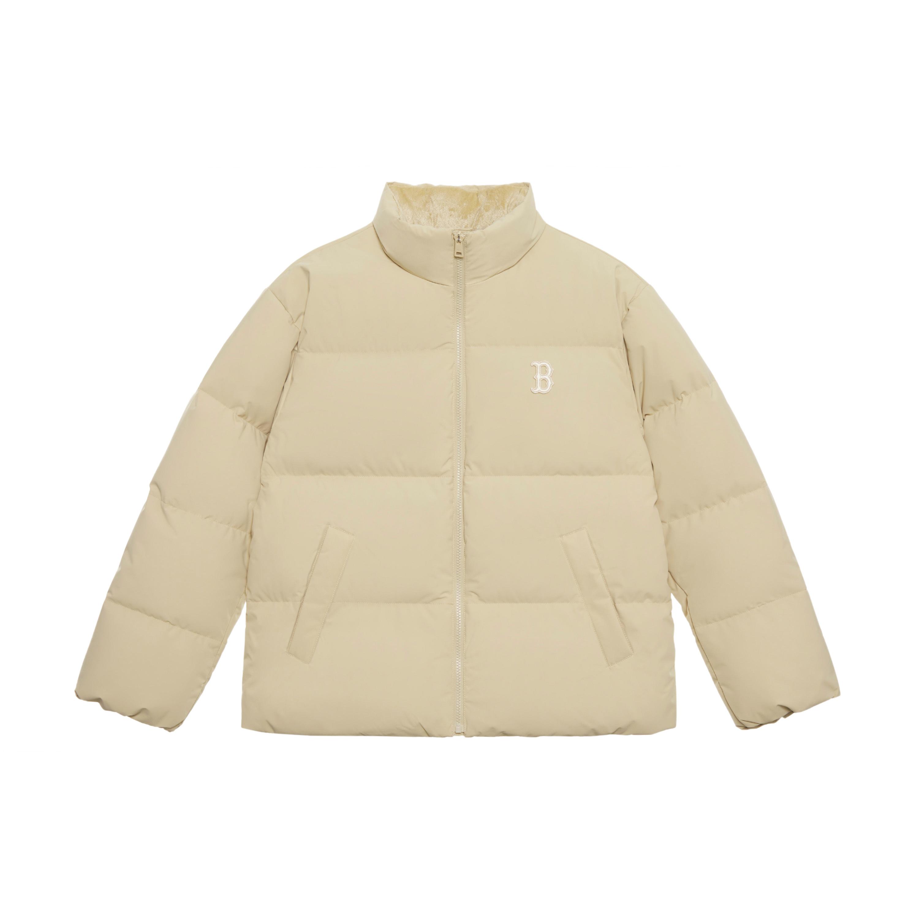 

New MLB Boston Red Sox Basic Collection FW24 Down Jacket Unisex Sandy Brown 3ADJB1046-43SAS XL