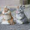 Simulated Rabbit Animal Model Rabbit Household Decorations Rabbit Fur Crafts Gifts