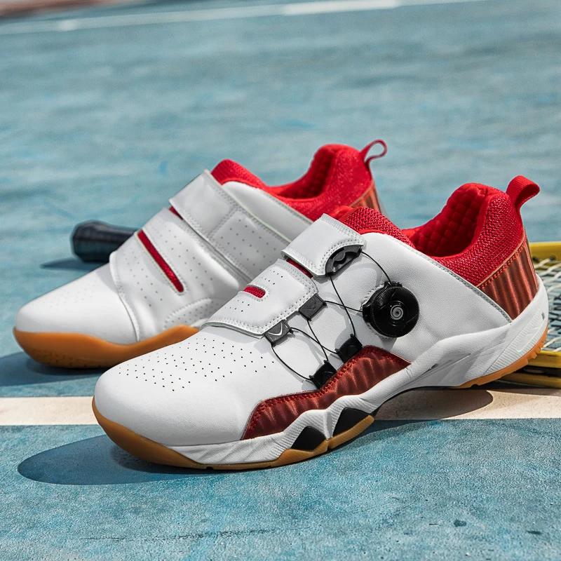 New Mens Badminton Shoes Luxury Badminton Sneakers Light Weight Table Tennis Shoes Anti Slip Volleyball Sneakers