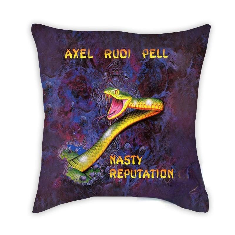 Axel Rudi Pell  Printed  Polyester Decorative Pillowcases Throw Pillow Cover Square Zipper Pillow Cases Gift  Pillowcases