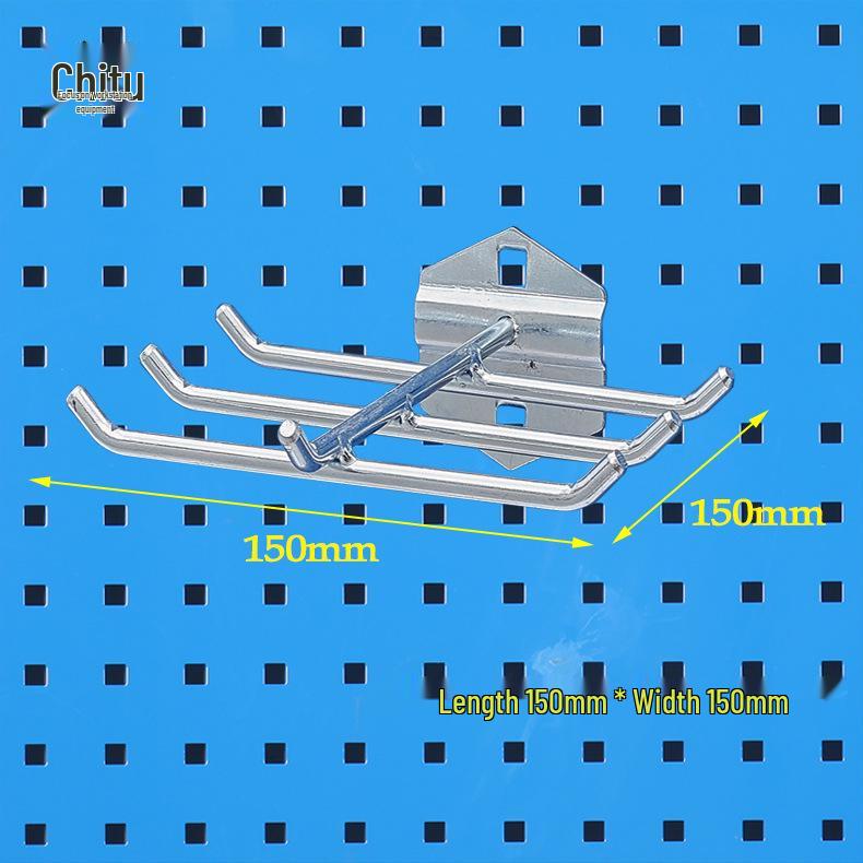 Chi Tu Six-Hook Pegboard Rack for Tool Storage and Repair