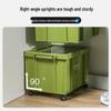 Heavy-Duty Industrial Plastic Storage Box with Lid
