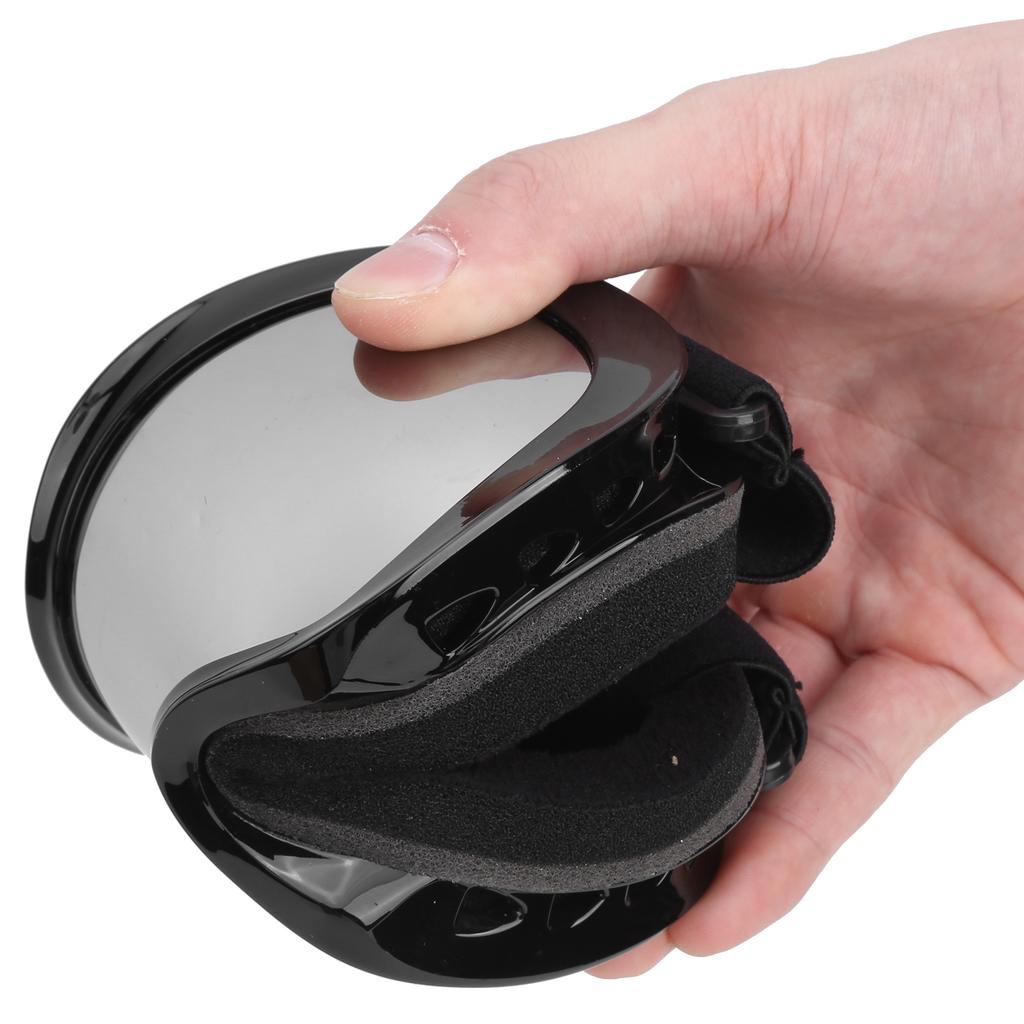 Children Ski Snowboard Goggles DoubleLayer Lenses AntiFog UV Snow Goggles(Black Red )
