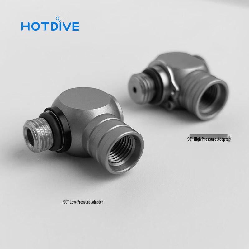 HOTDIVE Technický potápěčský první stupeň regulátoru 360° otočný 90° adaptér